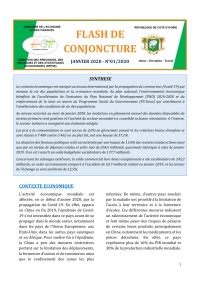 Image of FLASH DE CONJONCTURE - N°01/2020