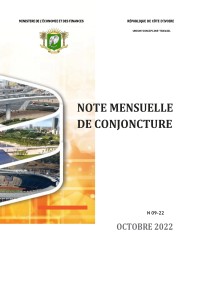 Note mensuelle de conjoncture octobre 2022