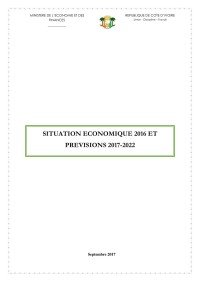 Image of SITUATION ÉCONOMIQUE ET FINANCIÈRE 2017