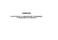 Image of SITUATION ÉCONOMIQUE ET FINANCIÈRE 2019