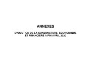 Image of SITUATION ÉCONOMIQUE ET FINANCIÈRE 2020