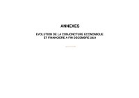 Image of SITUATION ÉCONOMIQUE ET FINANCIÈRE A FIN DÉCEMBRE 2021