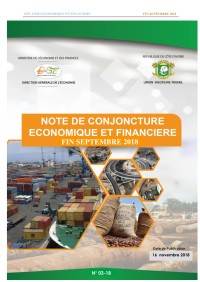 Image of SITUATION ÉCONOMIQUE ET FINANCIÈRE A FIN SEPTEMBRE 2018